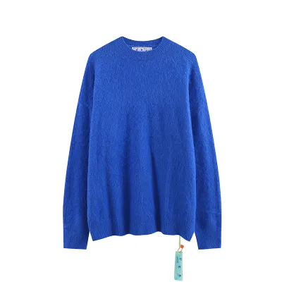 Off White Sweater Blue，392 01