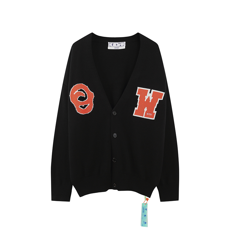 PKGoden Off White Sweater Grayish green and black，365