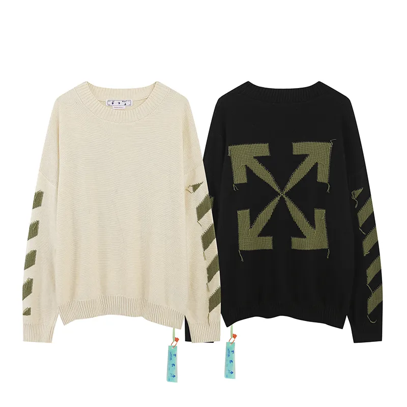 Off White Sweater white and black，391