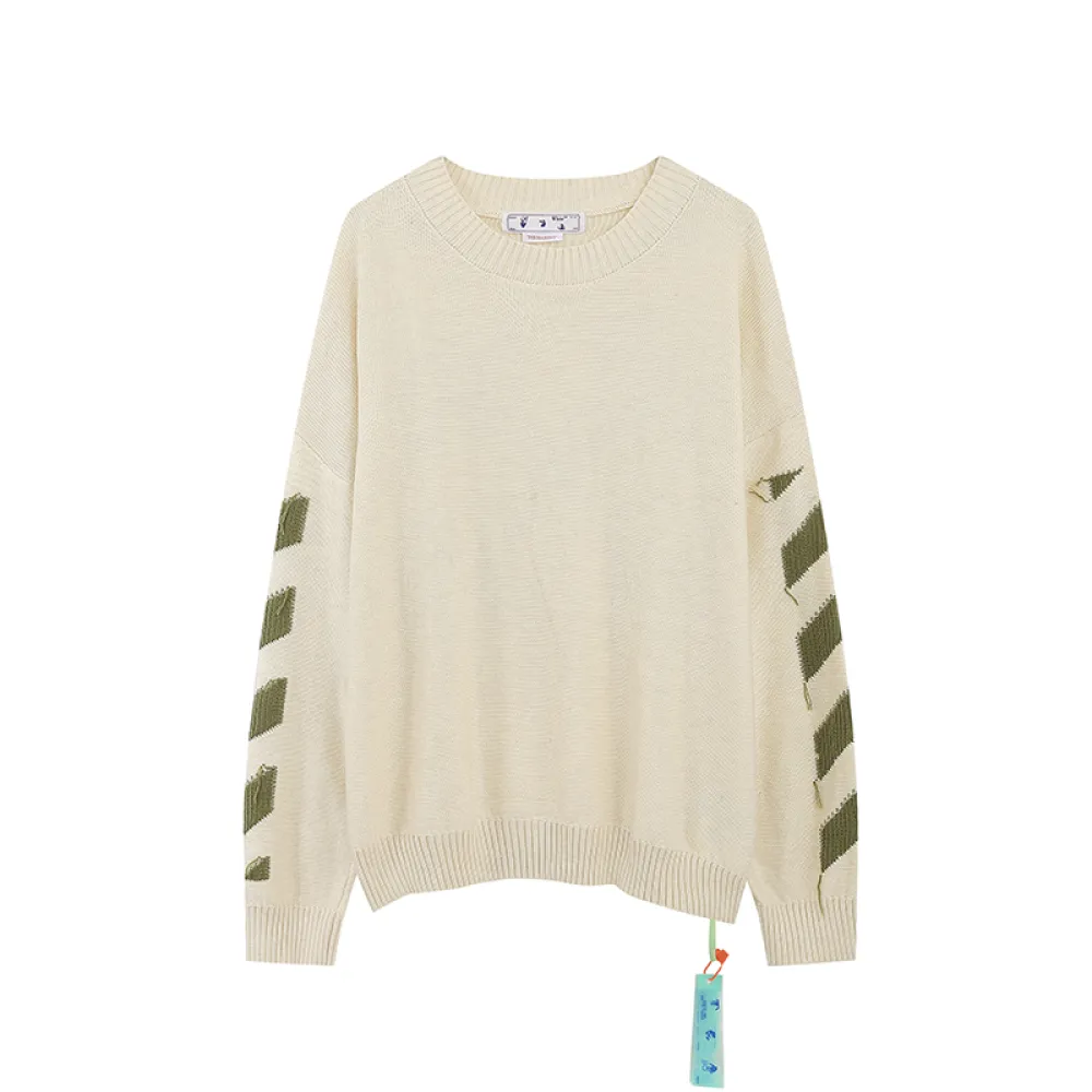 Off White Sweater white and black，391