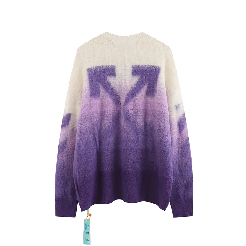 Off White Sweater White purple，385