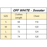 PK Off White Sweater Blue，392
