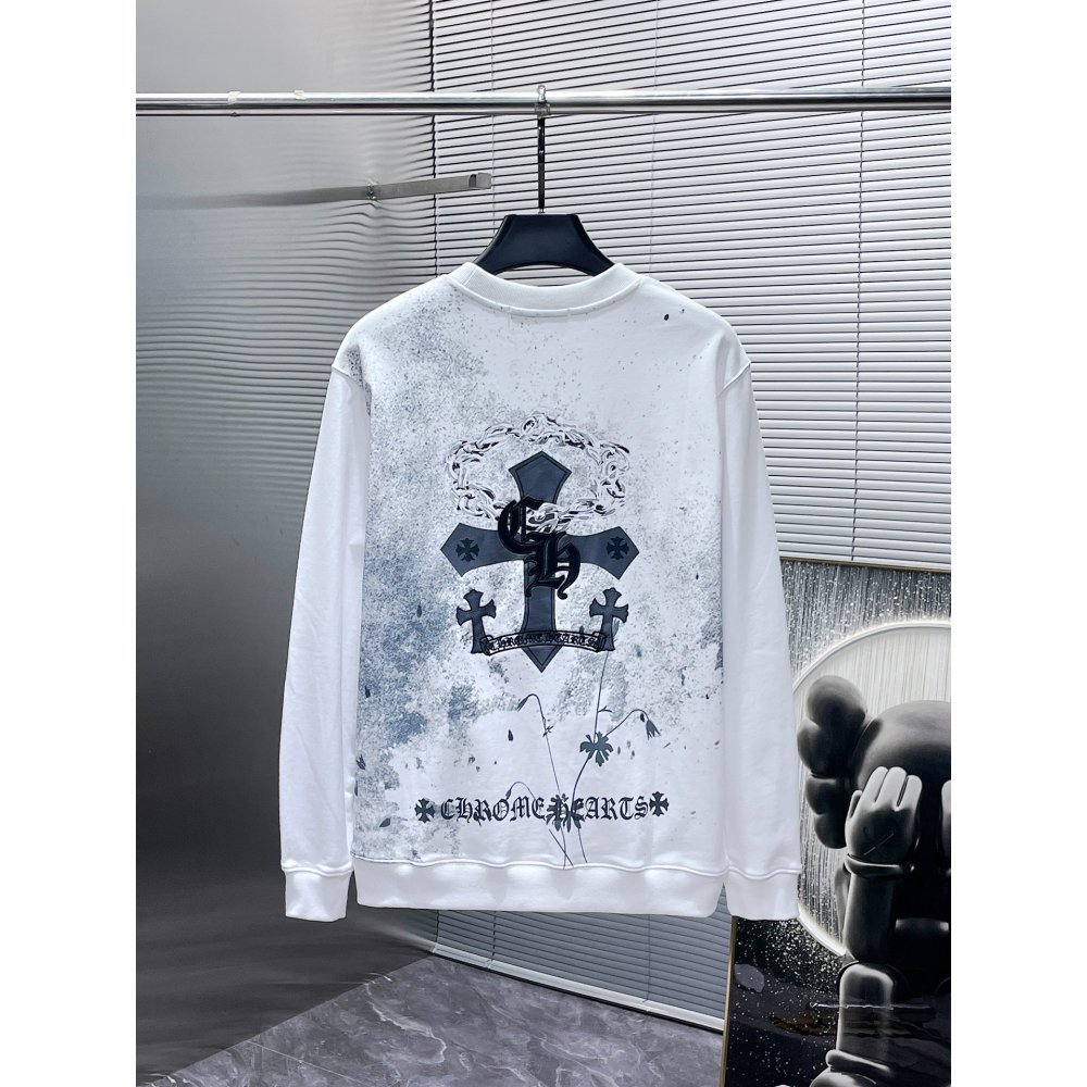  CHROME HEART Hoodie  Black andWhite,8639
