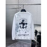  CHROME HEART Hoodie  Black andWhite,8639