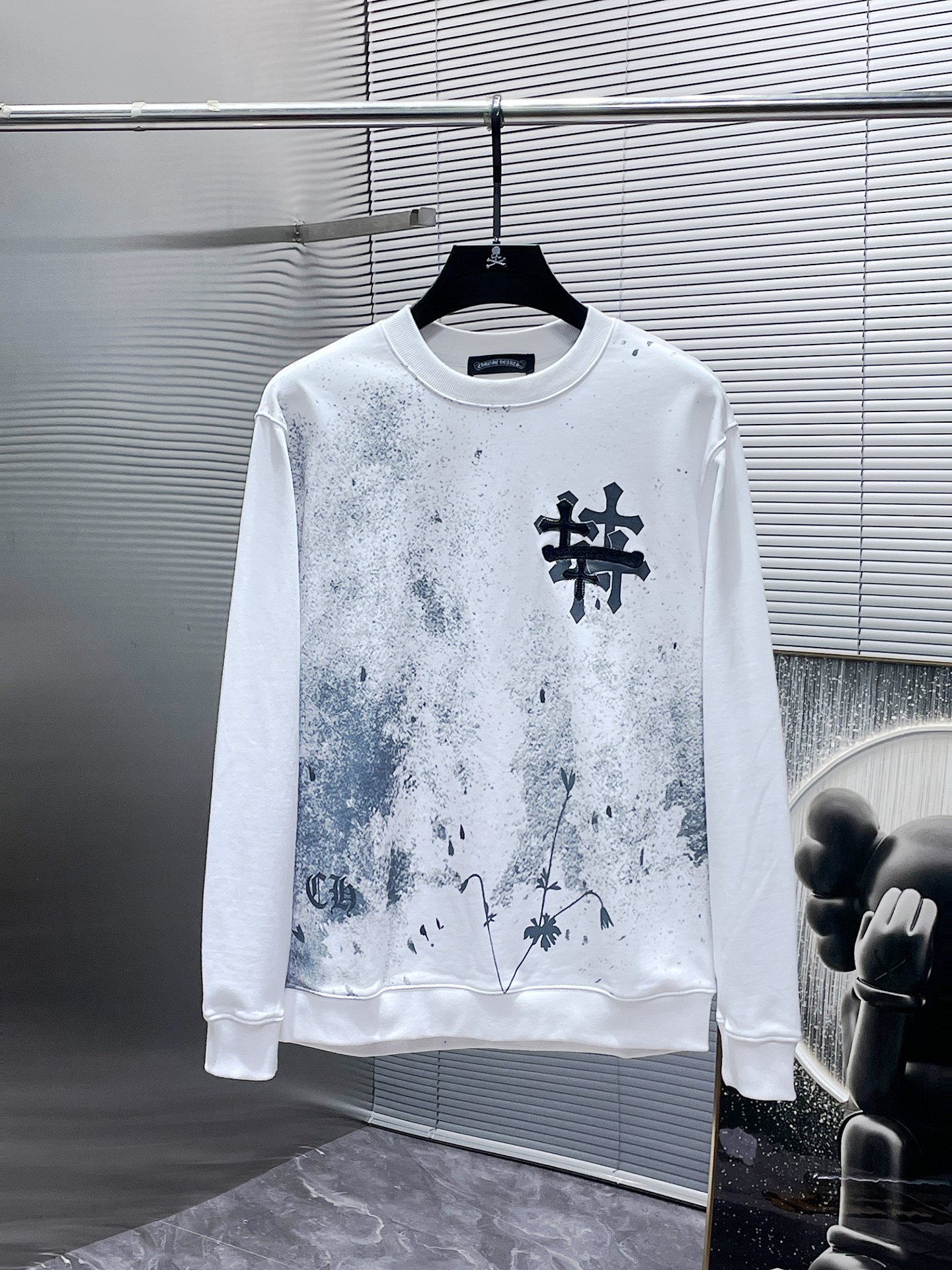  CHROME HEART Hoodie  Black andWhite,8639