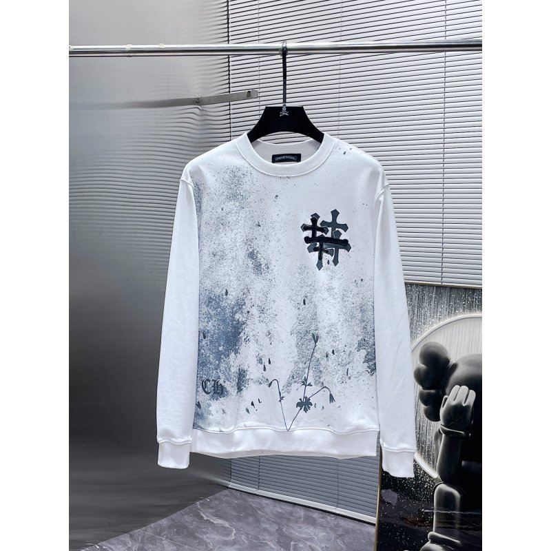  CHROME HEART Hoodie  Black andWhite,8639