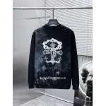 CHROME HEART Hoodie  Black andWhite,8639