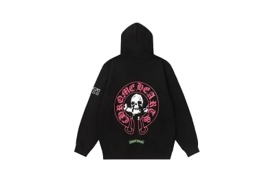  CHROME HEART Hoodie Black,8981 02