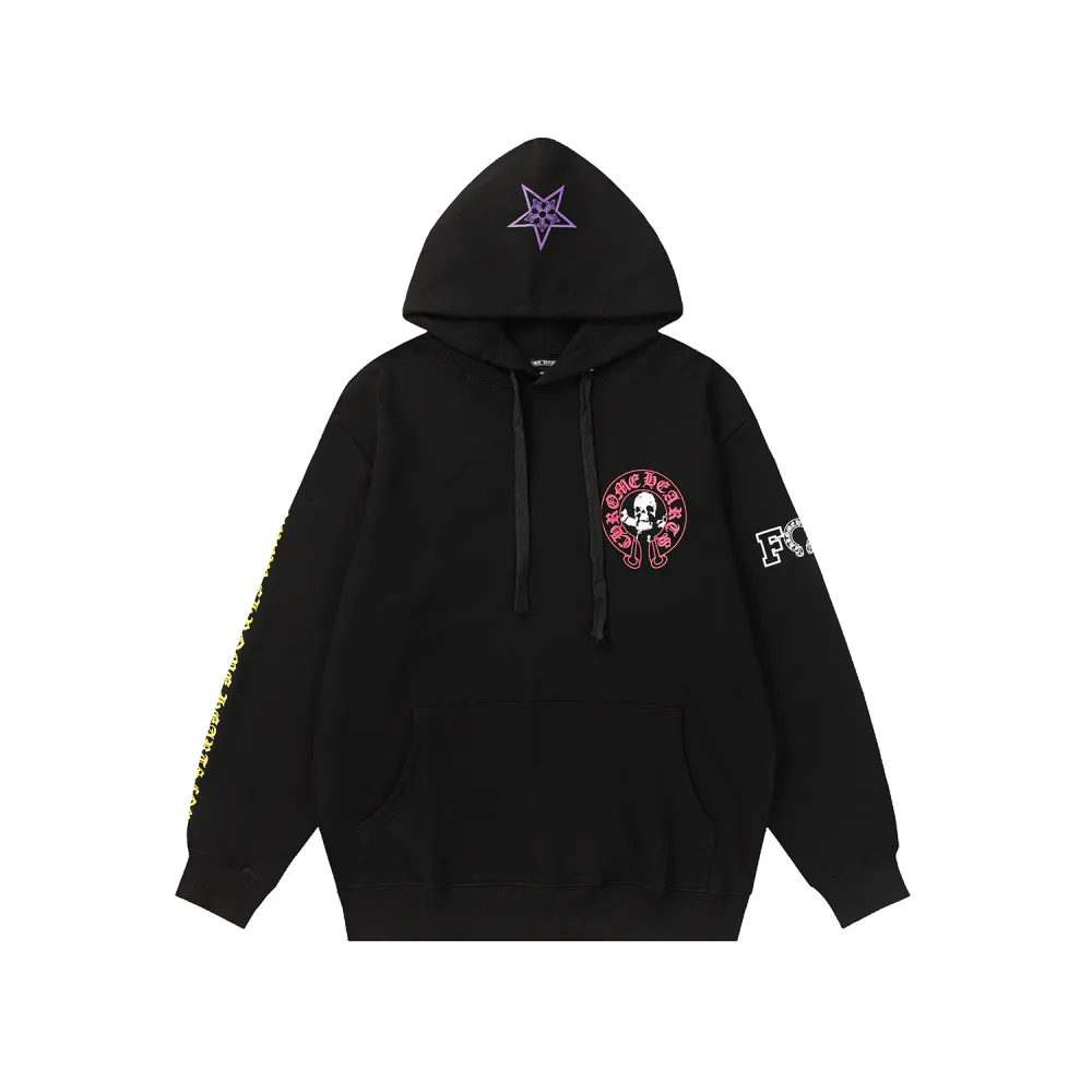 CHROME HEART Hoodies Black,8981