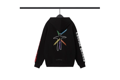  CHROME HEART Hoodie Black,8982 02