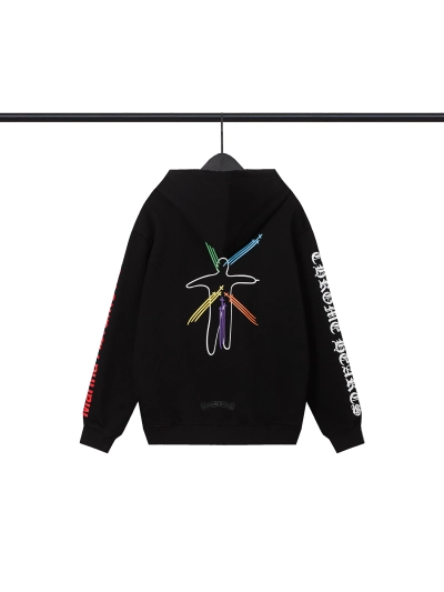  CHROME HEART Hoodie Black,8982 02