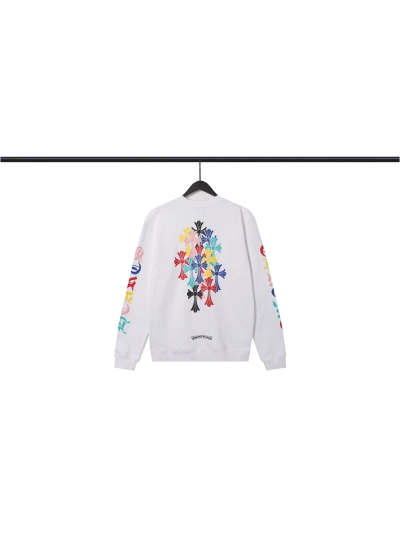  CHROME HEART Hoodie Black and White,8208 02