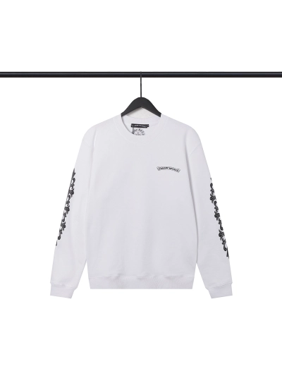  CHROME HEART Hoodie Black and White,8211 02