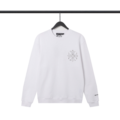  CHROME HEART Hoodies Black and White,8212 02
