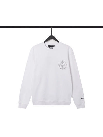  CHROME HEART Hoodie Black and White,8212 02