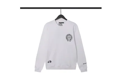  CHROME HEART Hoodie Black and White,8301 02