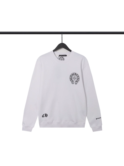  CHROME HEART Hoodie Black and White,8301 02