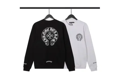  CHROME HEART Hoodie Black and White,8301 01