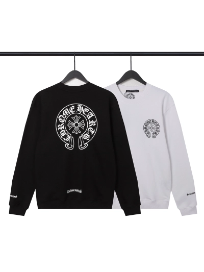  CHROME HEART Hoodie Black and White,8301 01