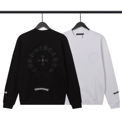  CHROME HEART Hoodie Black and White,8307 01