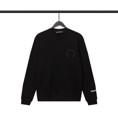  CHROME HEART Hoodie Black and White,8307 02