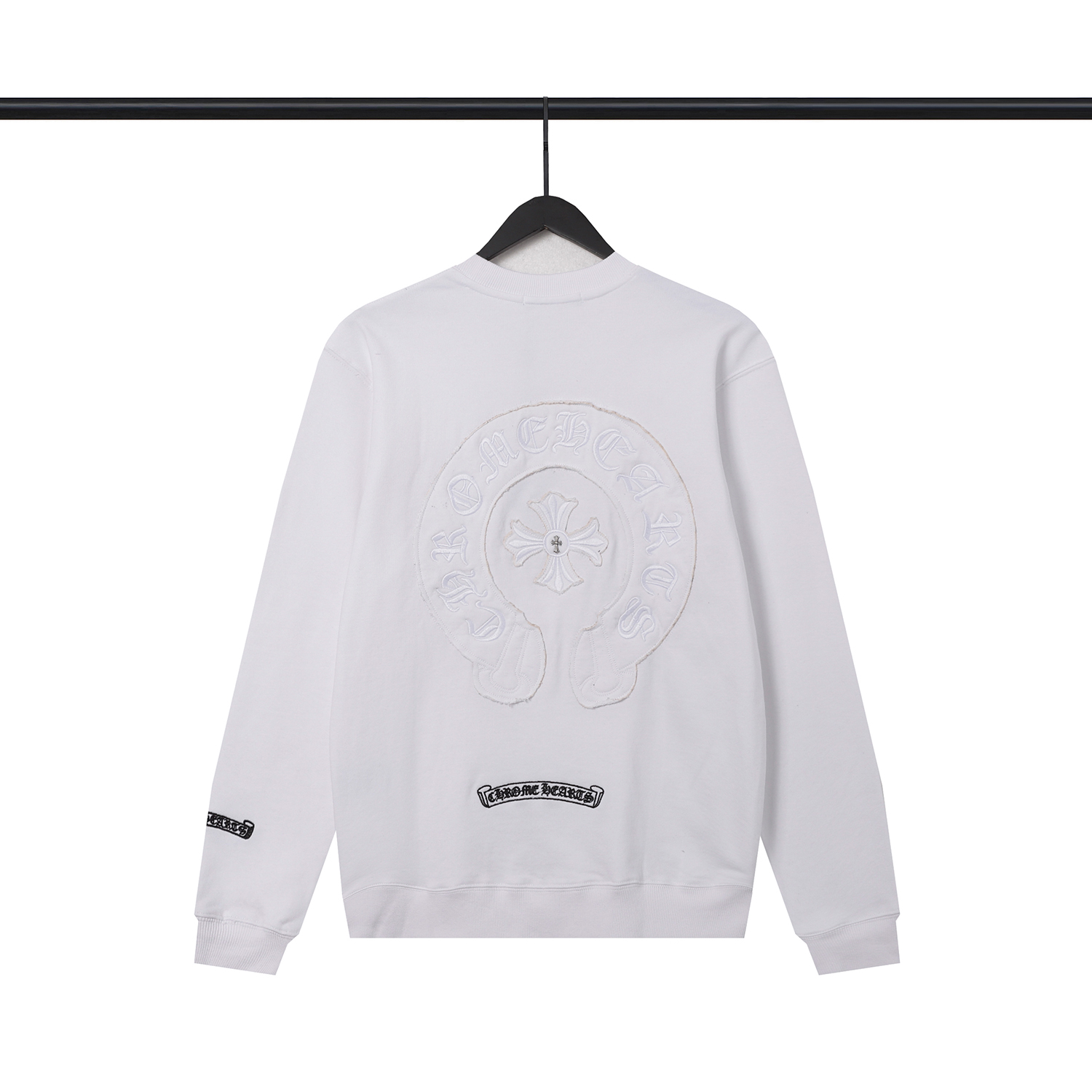  CHROME HEART Hoodie Black and White,8307