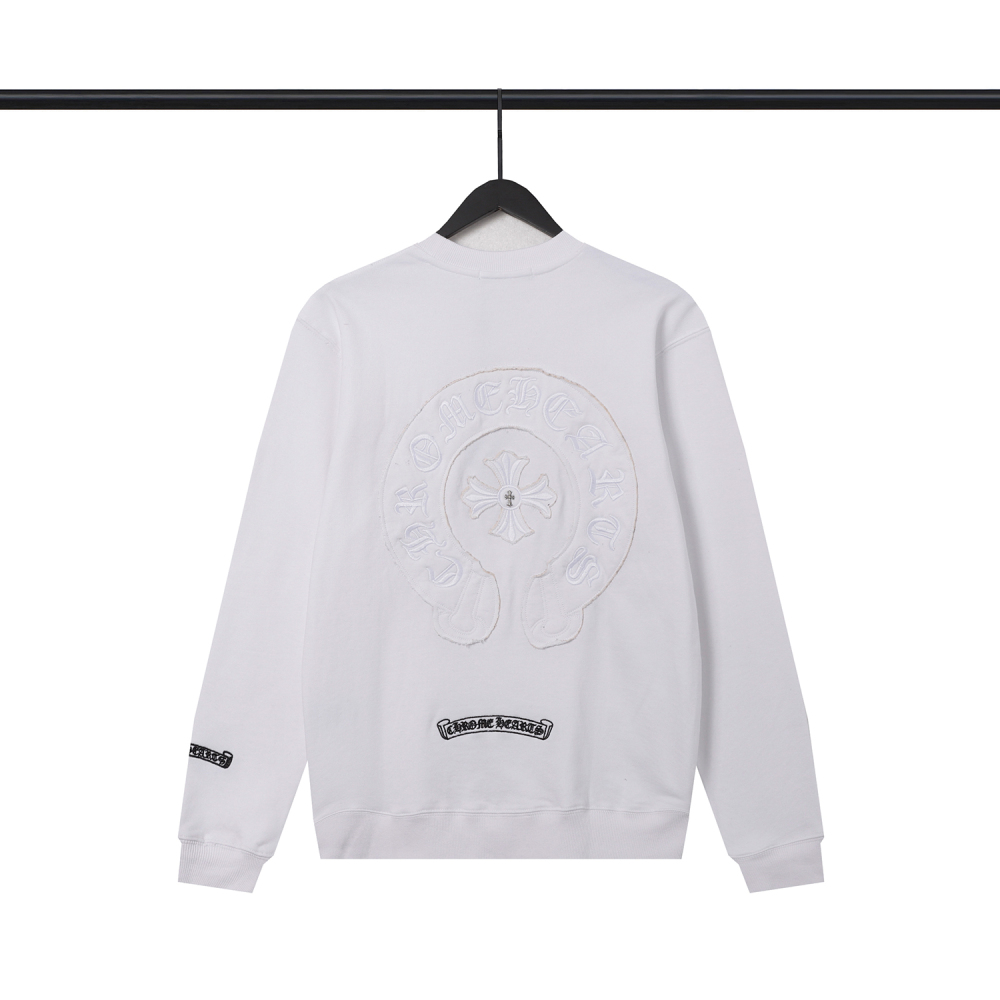  CHROME HEART Hoodies Black and White,8307