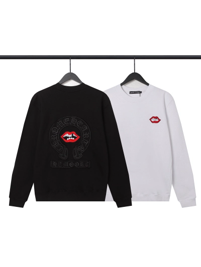  CHROME HEART Hoodie Black and White,8309 01