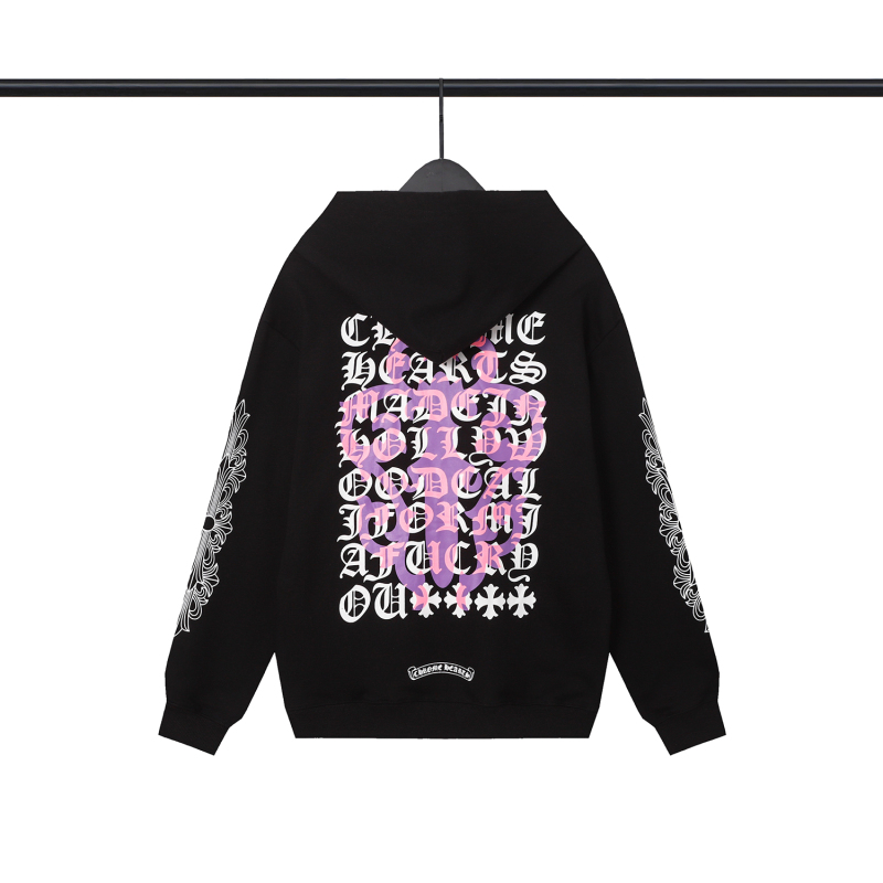  CHROME HEART Hoodies Black and White,8992