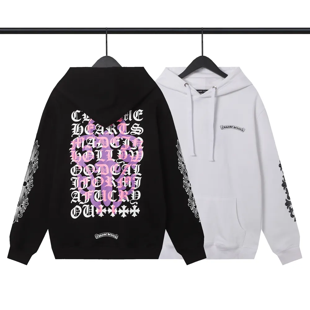 PKGoden CHROME HEART Hoodies Black and White,8992