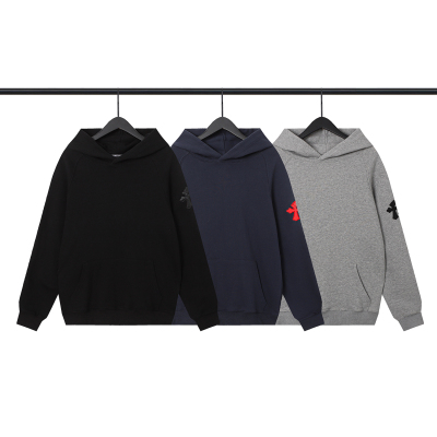  CHROME HEART Hoodies Black、Grey and Navy,8983 01