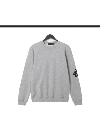  CHROME HEART Hoodie Grey,8207 01