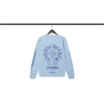  CHROME HEART Hoodies Blue,8225