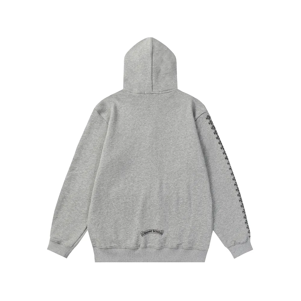 CHROME HEART Hoodies Grey,8555