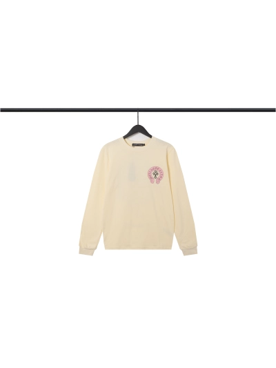  CHROME HEART Hoodie Grey and Beige,8221 02