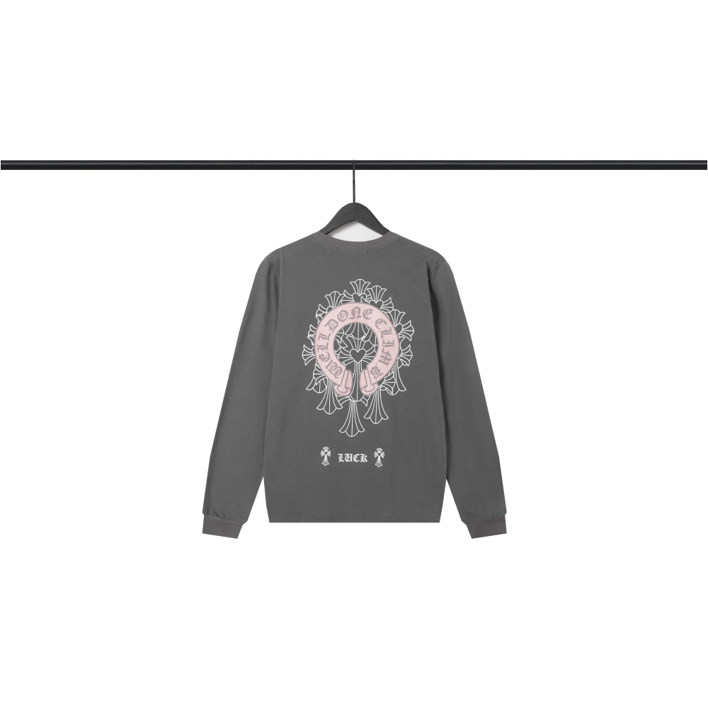  CHROME HEART Hoodie Grey and Beige,8221