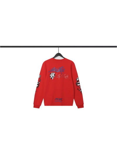  CHROME HEART Hoodie Red,8222 02