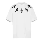 PKGoden CHROME HEART T-shirt  Black and White,K6032