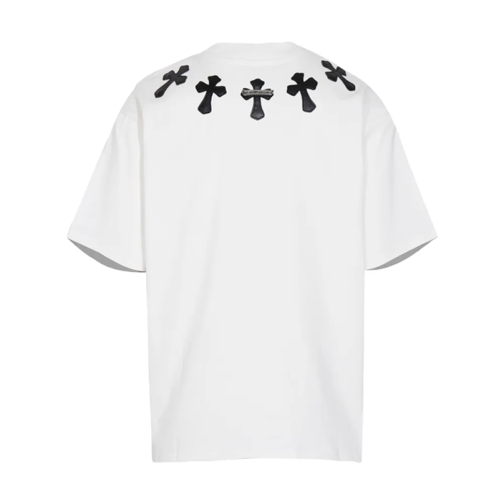 PKGoden CHROME HEART T-shirt  Black and White,K6032