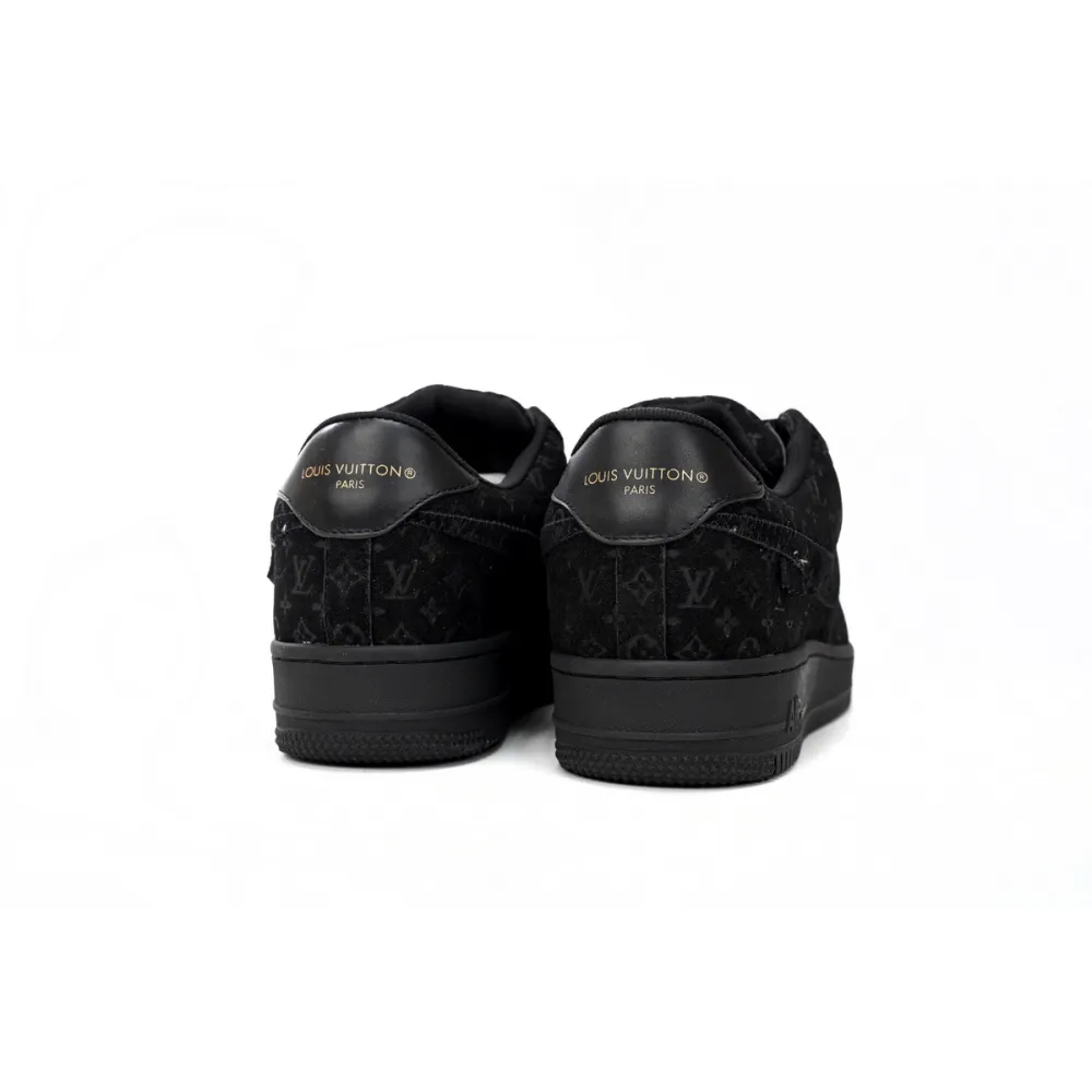 PK Louis Vuitton x Nike Air Force 1 All Black 1A9VD7