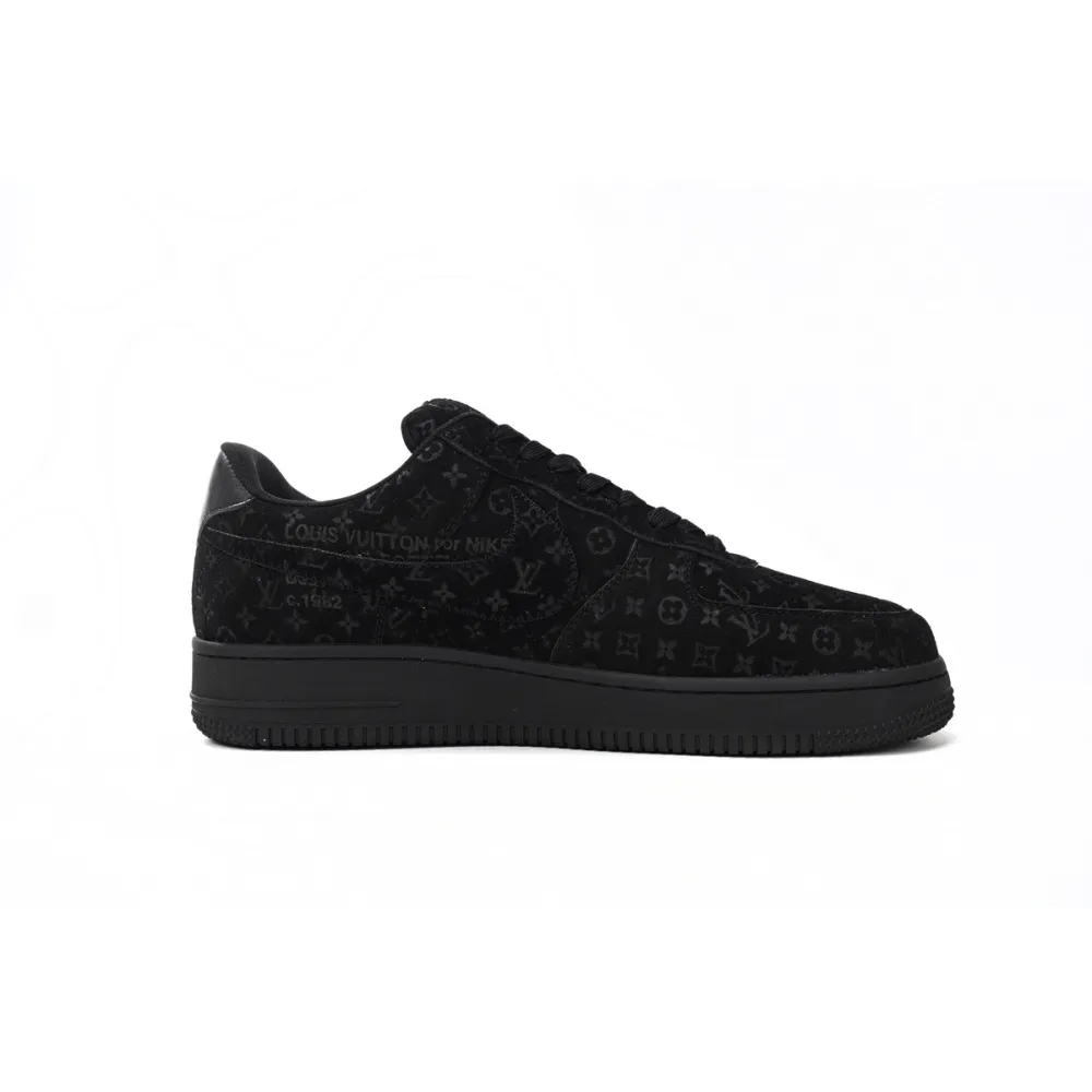 PK Louis Vuitton x Nike Air Force 1 All Black 1A9VD7