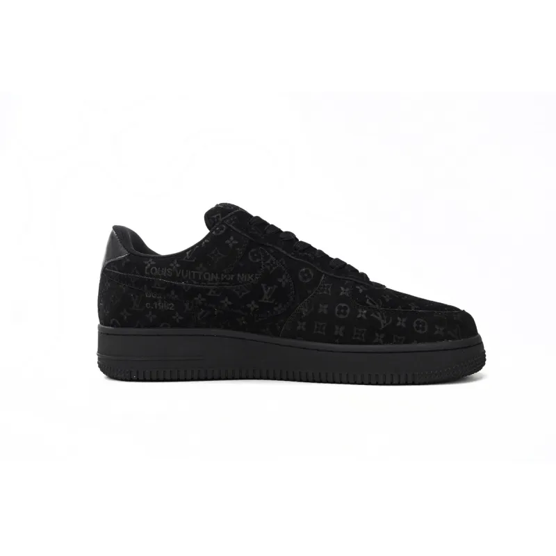 PK Louis Vuitton x Nike Air Force 1 All Black 1A9VD7