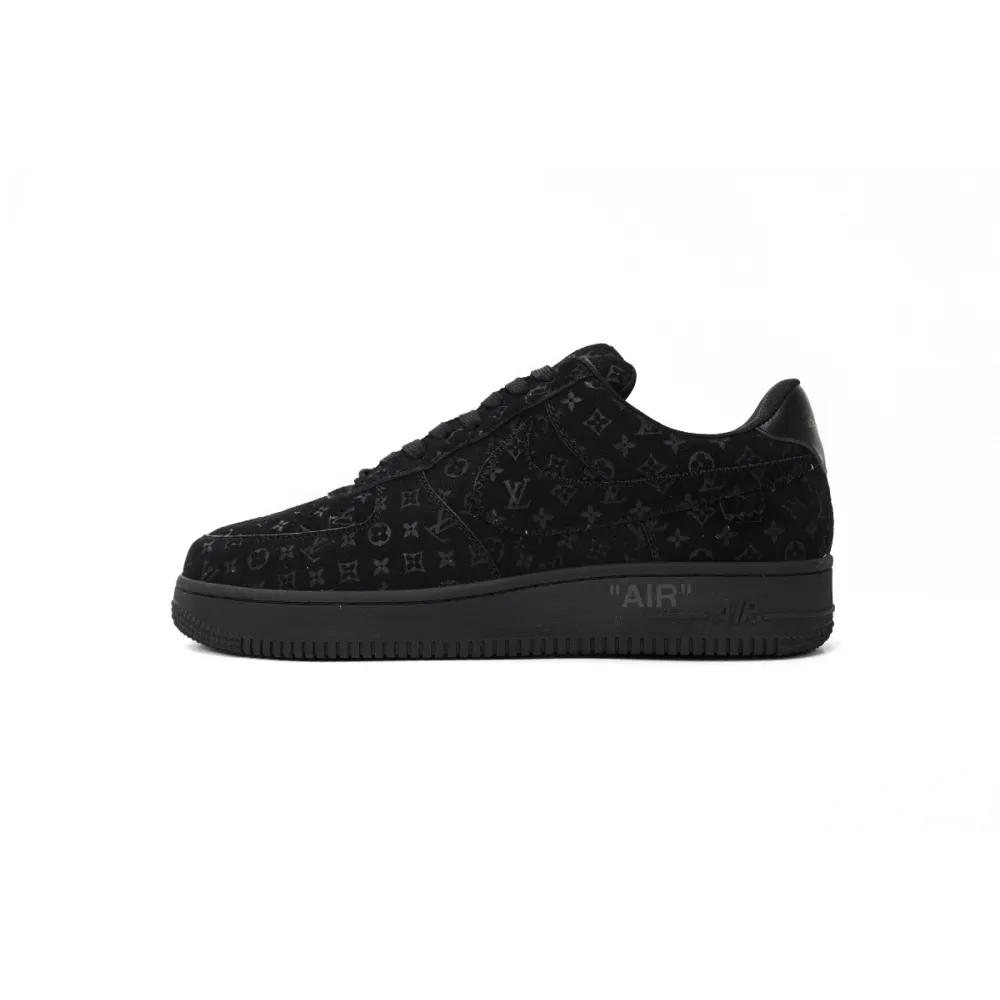 PK Louis Vuitton x Nike Air Force 1 All Black 1A9VD7