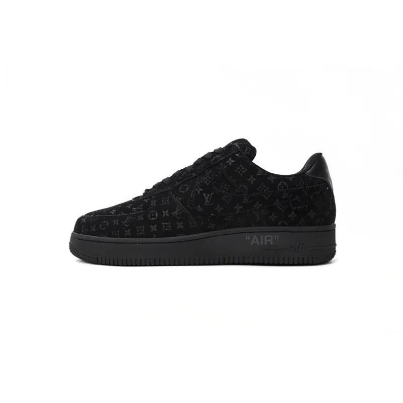 PK Louis Vuitton x Nike Air Force 1 All Black 1A9VD7