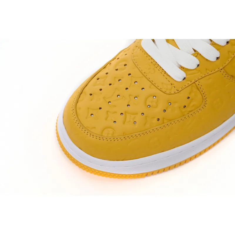 PK Louis Vuitton x Nike Air Force 1 Co Branded White Yellow