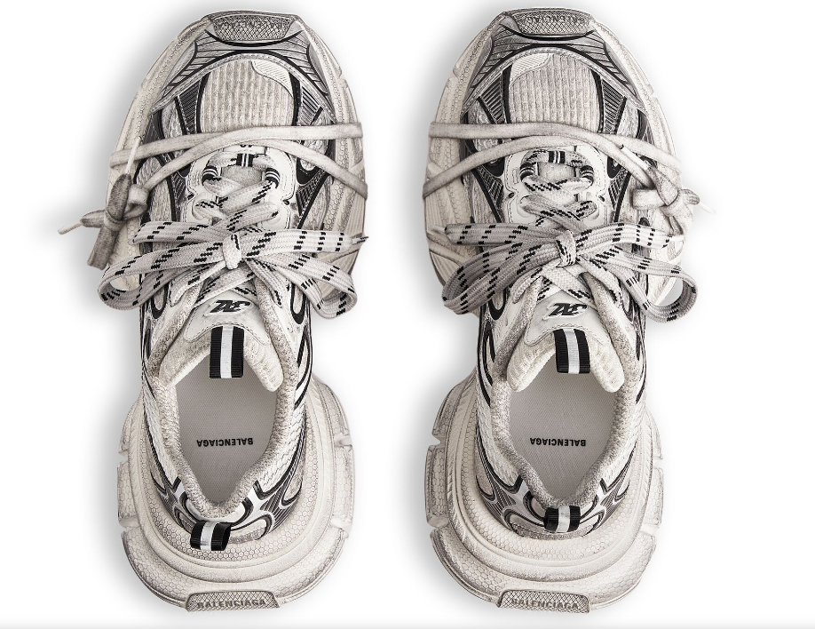  Perfectkicks Balenciaga White Black Silver，734734 W3XL4 9710 