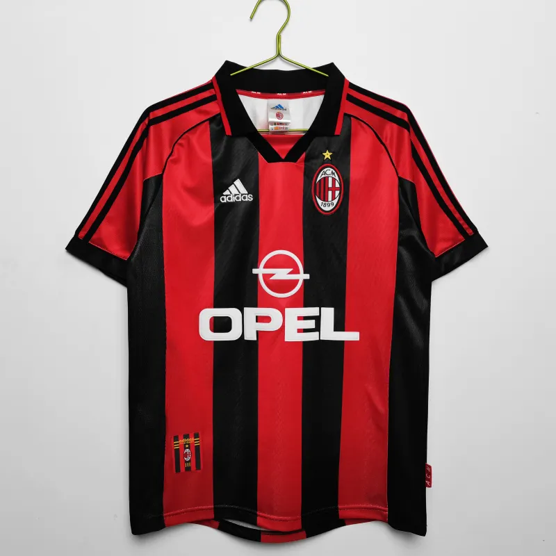 Best Reps Serie A 1998/99 AC Milan Retro Home  Soccer Jersey