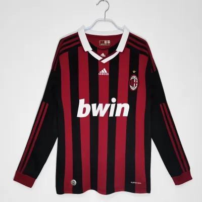 Best Reps Serie A 2009/10 AC Milan Home  Soccer Jersey 01