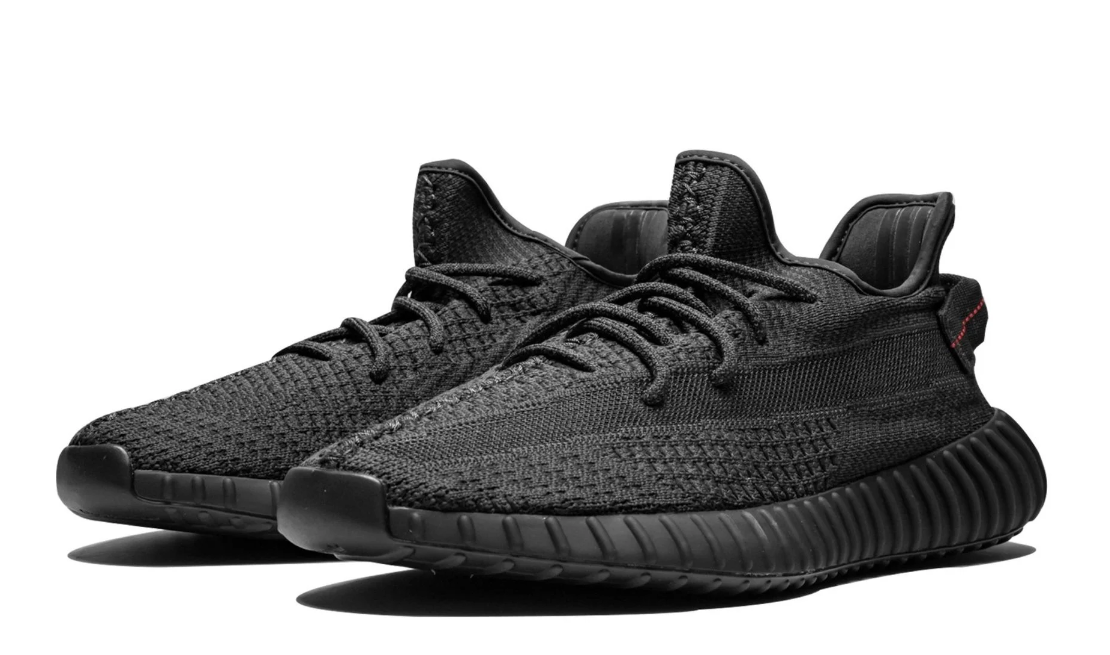 H12 Yeezy Boost 350 V2 Static Black (Reflective)，FY2903