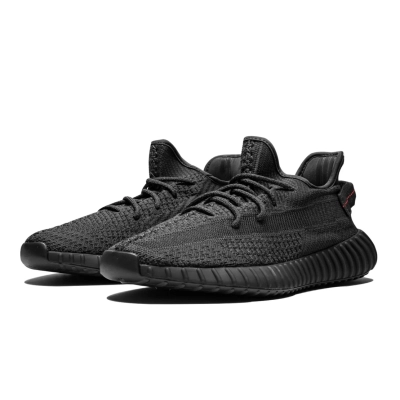 H12 Yeezy Boost 350 V2 Static Black (Reflective)，FY2903 02